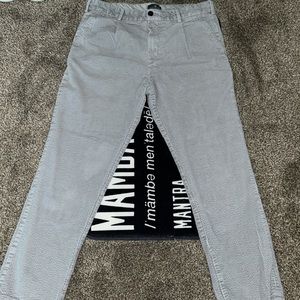H&M grey cordouroy pants